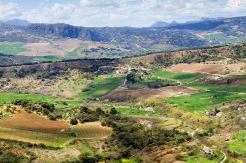 Landschaft Andalusien für Pferdehaltung