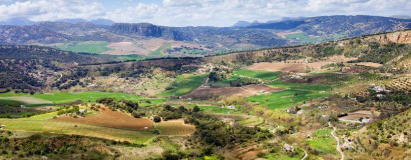 Landschaft Andalusien für Pferdehaltung
